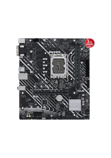 Asus Prıme H610m-e D4-csm Ddr4 3200mhz Dp Hdmı M.2 Matx 1700p
