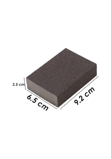 Ahşap, Mobilya, Seramik Ve Hobi Için Takoz Sünger Zımpara 100 Kum