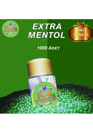 İcetouch Mentol Topu Ekstra İri Yeşil - 1000 'li + Aplikatör