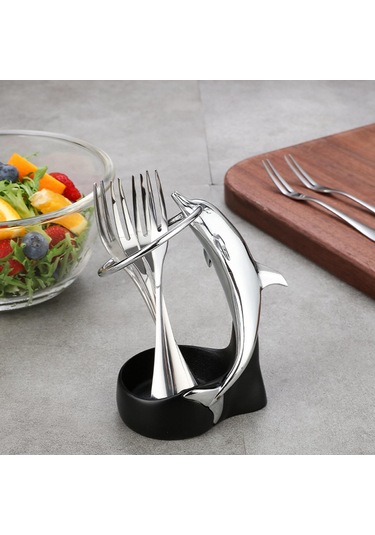 Suntek Kahve Kaşığı Tutucu Çatal Bıçak Takımı Standı