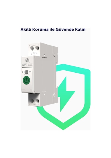 Akıllı Wi-fi 63a Sigorta - Akım Ve Gerilim Koruma Rölesi