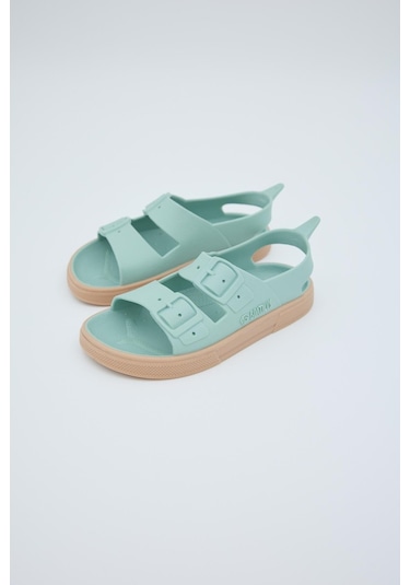 Boatilus Irky.veg-f Pastelgreen/beige Çocuk Sandalet Yeşil