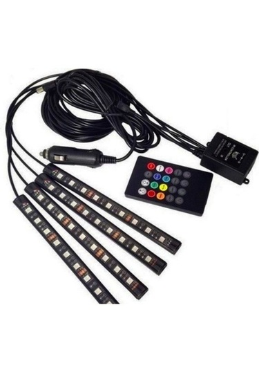 Müziğe Sese Duyarlı Ayak Altı Led Kumandalı Rgb