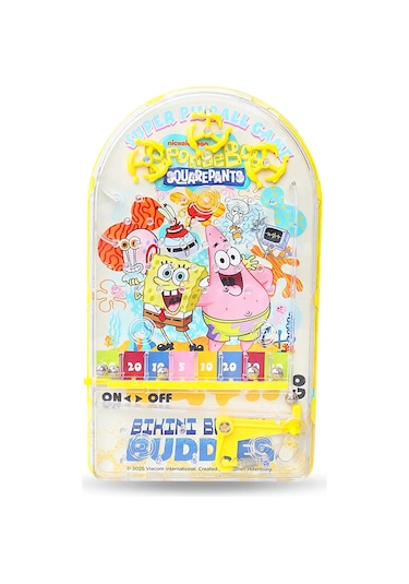 Pinball Sunger Bob Eğitici Retro Oyuncak Sarı
