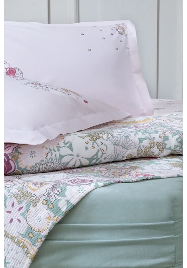 Yataş Torres Tek Kişilik %100 Pamuk Pike Takımı - Açık Pembe