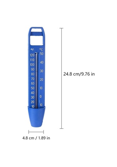 Fortunelane Pp Malzeme Havuz Sıcaklık Ölçerü, 0-50 C, Suda Kullanılabilir, Kordonlu Sıcaklık Ölçüm Aleti