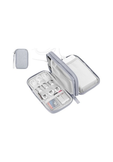 Dinosaurs Elektronik Organizatör, Seyahat Kablosu Organizatör Çantası, Suya Dayanıklı Çift Katmanlar Kılıfı Kablo, Telefon, Şarj Cihazı Için Taşıma Çantası Altın