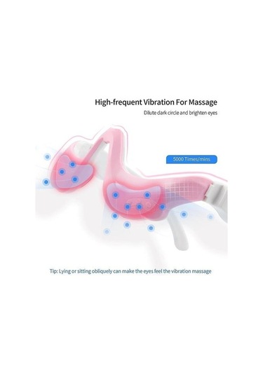 3d Ems Mikro-akım Darbe Gözü Rahat Masaj Isıtma Tedavisi U3e91w Pembe