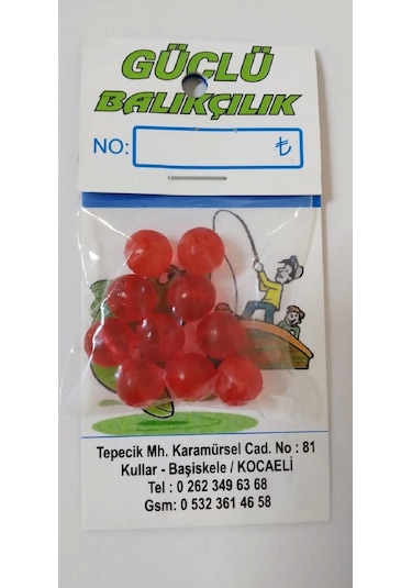 Fladen Renkli Silikon Boncuk 8mm 10 Lu Paket Renk:sarı