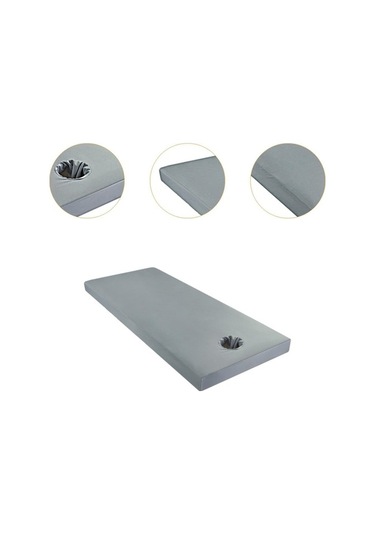 Ganzhoushop Yumuşak Tablo Suntek Su Masajlı Konforlu Kayma Gri-60x185cm Doku Tv