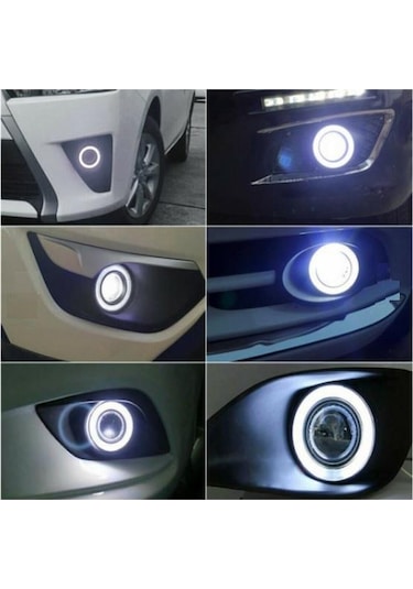 Angel Sis Farı 76mm Beyaz Universal Mercekli Sis