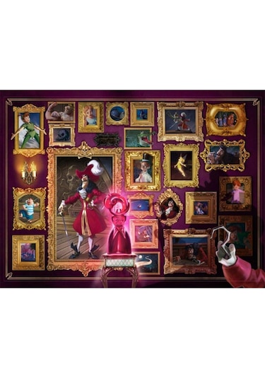 Ravensburger 1000 Parça Puzzle WD Villain Kaptan Kanca 150229