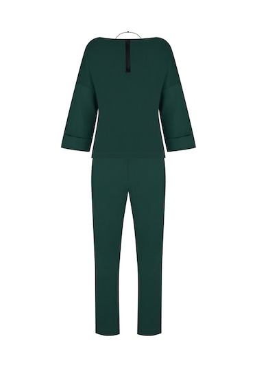 Kadın Duble Manşetli Ikili Takım Frn6102 Yeşil1 Yeşil