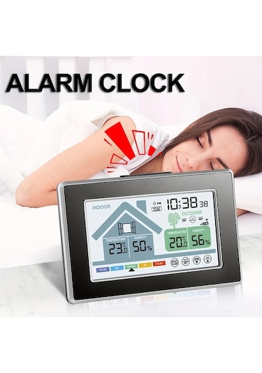 Honeybeeshop Teplom Kablosuz Iç Dis Termometre 5055c Uzaktan Sıcaklık Higrometre 99 97 Metre Menzil Siyah 1 Sensor