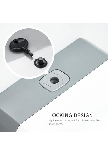 Leezsing 1000ml Manuel Köpüren Sabunluk Duvara Monte El Köpüren Sabunluk Banyo Duş Banyo Mutfak Lavabo Tuvalet Ofisler İçin Basmalı Pompalı Köpüren Sabunluk