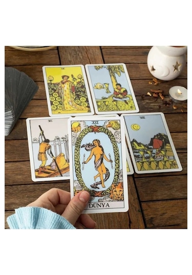 Tarot Kartı 78'li Klasik Tarot Destesi Türkçe