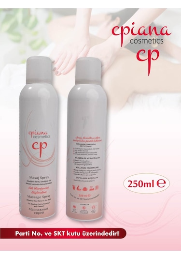 Cpiana Çilek Aromalı Sprey Masaj Jeli 250 Ml