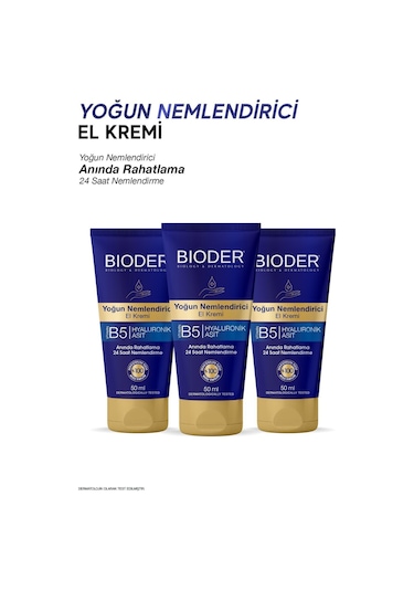 Bioder Yoğun Nemlendiricili El Kremi 50 Ml