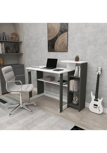 Saye 5 Raflı Kitaplıklı Çalışma Masası