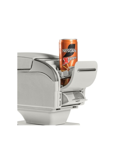 Oto Kolçak Sürgülü Ve Usb Şarj Girişli Tüm Araçlara Uyumlu Kol Dayama 7 Usb Girişli Kolçak Gri