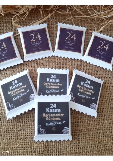 Farklı Market 24 Kasım Öğretmenler Günü Özel Kesim Hediyelik Çikolatalar 20 Adet