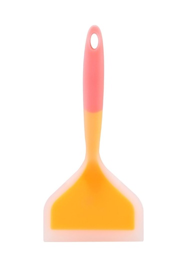 Sarı & Turuncu Silikon Spatula Pişirme Gereçleri Sığır Eti Yumurta Mutfak Kazıyıcı Geniş Pizza Pişirme Araçları Kürek Yapışmaz Spatula Mutfak