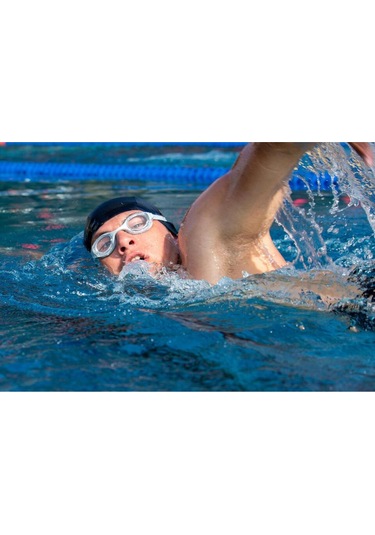 Nabaiji Yüzücü Gözlüğü Gri Ayarlanabilir Buğu Yapmaz Beyaz