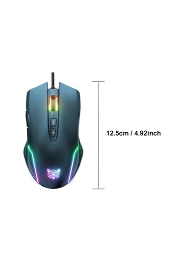 Besthome1 Onıkuma Cw905 Pembe Usb Optik Oyun Mouse Mekanik Oyuncu Bilgisayar Laptop İçin Besthome1