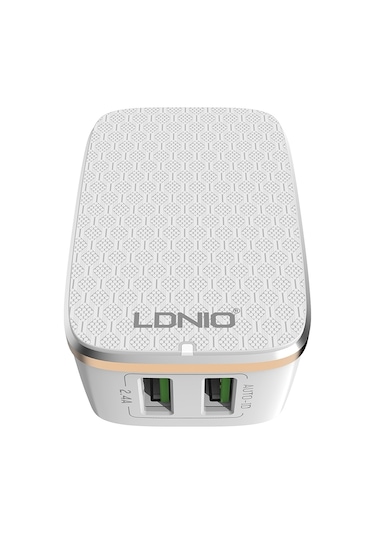 Ldnıo A2204 2 İn 1 12w Çift Usb Arayüzü Seyahat Şarj Cihazı Mikro Usb Veri Kablosu İle Cep Telefonu Şarj Cihazı, Au Fiş Diğer
