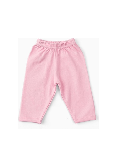 Uygun Bebe 2'li Pamuklu Patiksiz Bebek Pantolonu Pembe