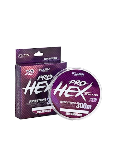 Fujin Pro Hex 8x 300mt. 0.14 Mm Multicolor İp Misina 0,14 Mm