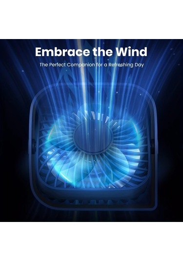 Boatshop1 Topk Mini Masa Fanı Pembe 3 Hız 4 İnç Usb Taşınabilir 360 Dönebilen Sessiz Masaüstü Fanı Ev Ofis