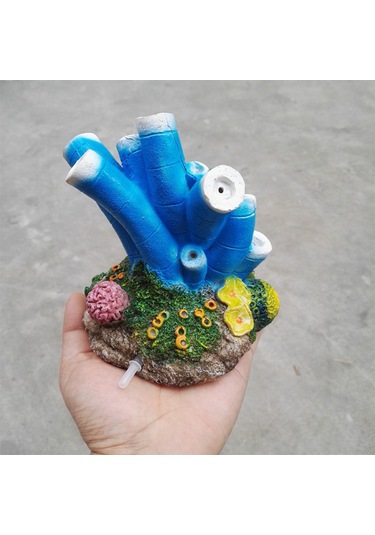 Yifomall Akvaryum Dekorasyonu Zenginleştirici Baloncuk Taşı: Çoklu Baloncuklu Orman Mercan Simülasyonu Kutu Paketli - Zenginleyici Ve Dekoratif