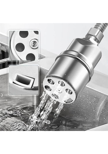 Tongxida Bosphorusboutique Vana Tam Şamandıra Paslanmaz Otomatik Küresel Kontrolör Gümüş Çelik B 304 Lb Çok Renkli/ Çok Renkli