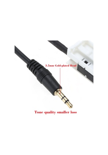 Maiyame 3.5mm Aux Ses Kablosu, Citroen Ve Peugeot Araçları İçin Mp3 Oynatıcı Bağlantı Adaptörü, Vdo Ve Rd4 Cd İle Uyumlu, Plug & Play Kurulum