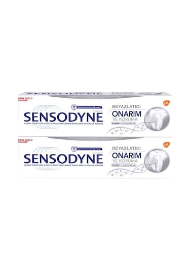 Sensodyne Onarım ve Koruma Beyazlatıcı Diş Macunu 2 x 75 ML