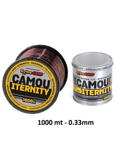 Extra Carp Camou İternity 1000mt 0.33mm Sazan Misinası