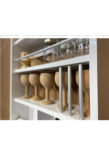 Bicabin Dekoratif Çok Amaçlı Duvar Rafı, Düzenleyici, Organizer (534116160) Beyaz