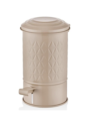 The Mia Prizma Çöp Kovası Banyo Karamel 5 Ltpzm0050 Çok Renkli