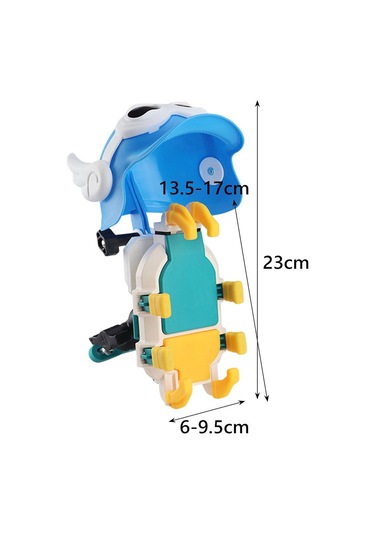 Suntek Magideal 3,5-7 Inç Akıllı Telefonlar Için Motosiklet Mavi