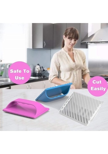 Ulzyvf Plastik Sosis Dilimleyici Kesici - Pembe Barbekü/kamp Pratik Pembe