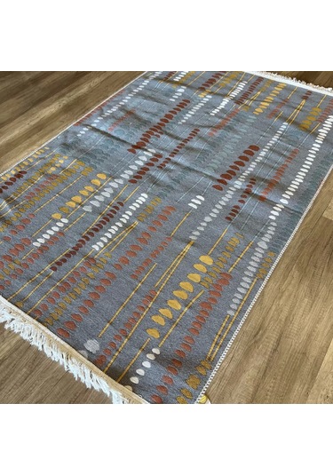 Hoom Rugs Samos Sms 34 Multy Yıkanabilir Çift Taraflı Pamuk Kilim