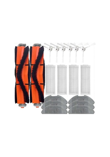 Mi Robot Süpürge Mop 2 Lite / Mi Robot Süpürge Mop 2 Pro / Mjst1shw Parçaları Ana Yan Fırça Hepa Fi Nj