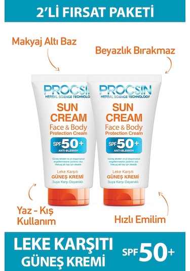 Procsın Güneş Kremi 2 x 50 ML
