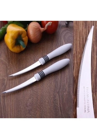 Tramontina 23462/284 Paslanmaz Çelik Orta Kıvrık Lazerli Domates