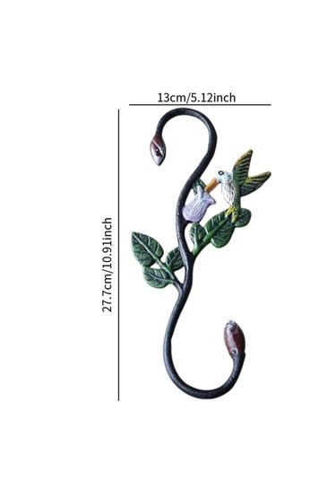 Homyl Balkon Bahçe Duvarı İçin Ağır Hizmet Hook Dekoratif