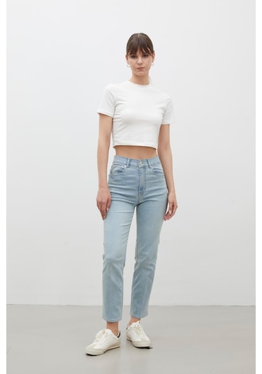 Manuka Bootcut Fıt Denim Pantolon Açık Mavi