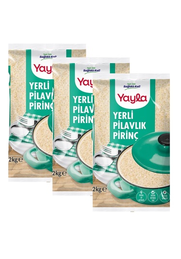 Yayla Yerli Pilavlık Pirinç 3 x 2 KG Fiyatları ve Özellikleri