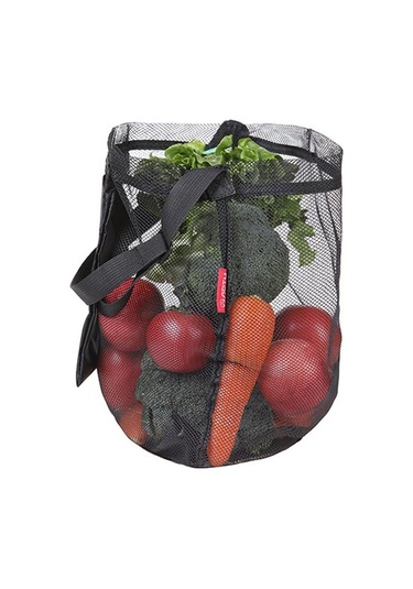 Sones Aotu At6945 Taşınabilir Büyük Kapasiteli Plaj Çantası File İskelet Kamp Çantası Siyah Siyah