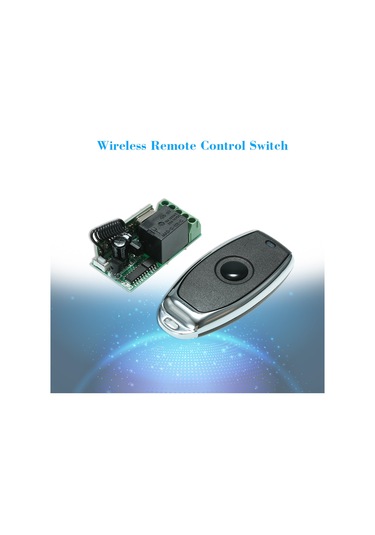 433 Mhz Dc 12 V Evrensel Rf Uzaktan Kumanda Anahtarı S1977-5